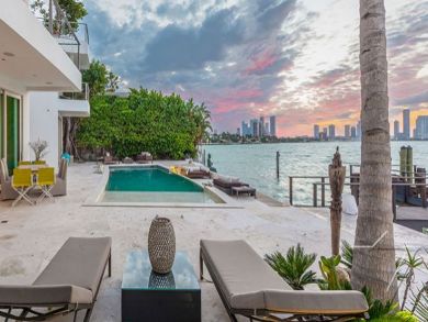 Six Bedroom Bay View Miami Vacation Villa Sleeps 12 Guests
