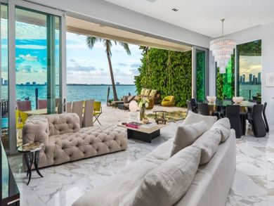 Six Bedroom Bay View Miami Vacation Villa Sleeps 12 Guests