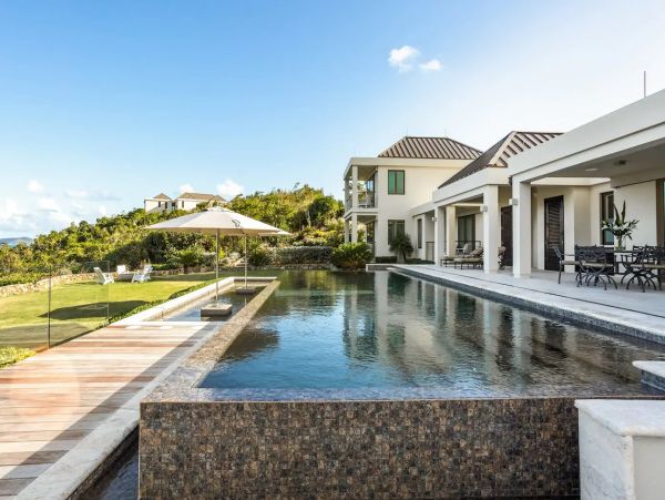 BVI Stunning Luxury Vacation Pool Villa with Ocean Views