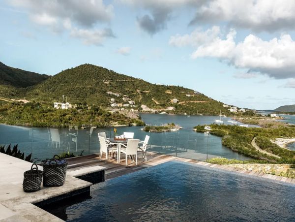 BVI Stunning Luxury Vacation Pool Villa with Ocean Views