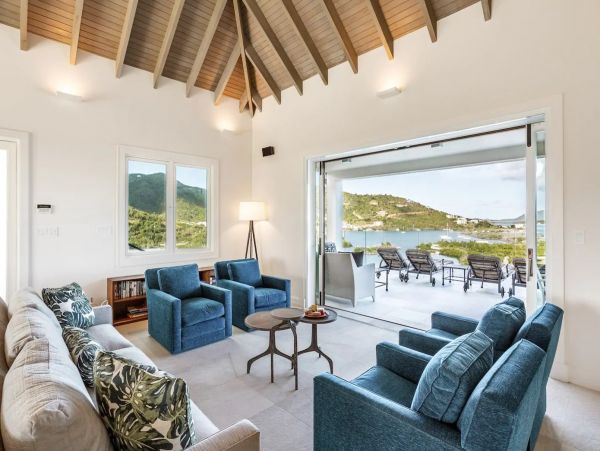 BVI Stunning Luxury Vacation Pool Villa with Ocean Views