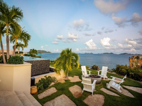 BVI Stunning Luxury Vacation Pool Villa with Ocean Views