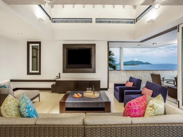 BVI Stunning Luxury Vacation Pool Villa with Ocean Views