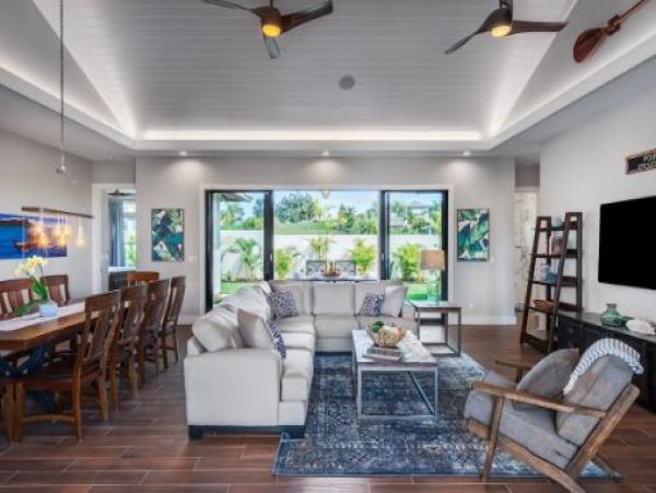 Finest Walk to Beach Kauai Luxury Six Bedroom Vacation Home