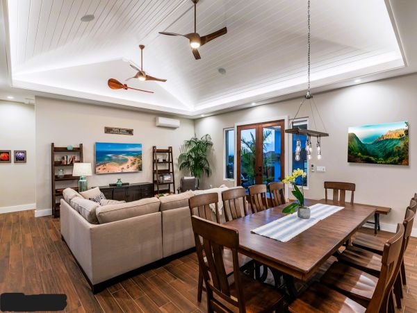 Finest Walk to Beach Kauai Luxury Six Bedroom Vacation Home