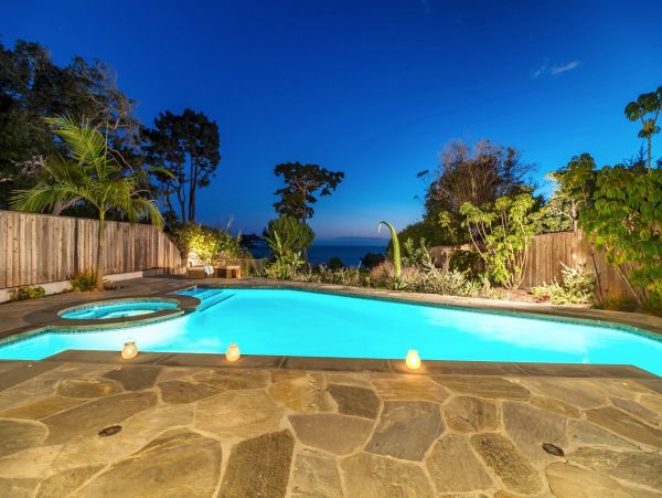 Oceanview Santa Barbara Vacation Pool Home Sleeps 8 Guests