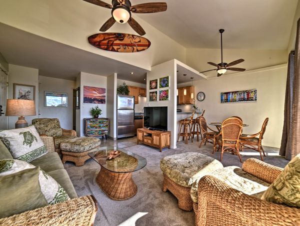 Kihei Two Bedroom Vacation Condo Short Walk to Beach