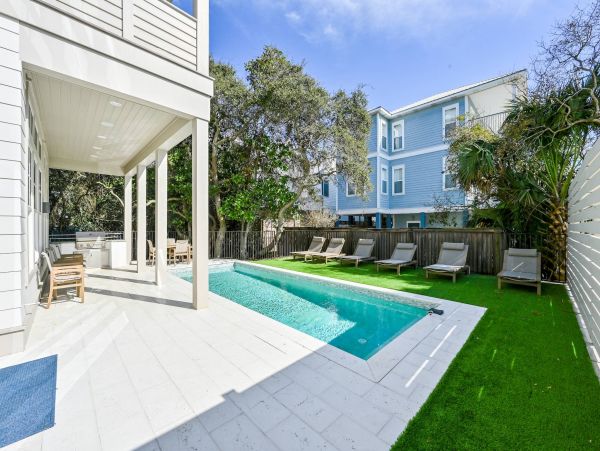 Steps to the Gulf Seagrove Beach Vacation Home Private Pool
