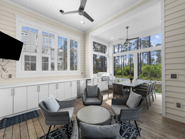 5-Bdrm + Bunk Space Home Pool, Spa & Lake Views in Santa Rosa Beach