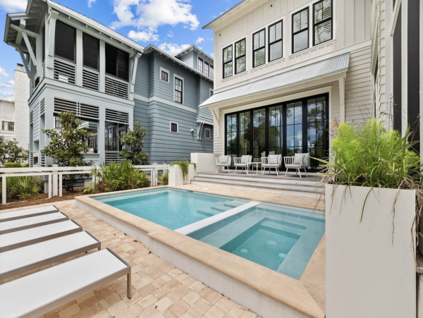 5-Bdrm + Bunk Space Home Pool, Spa & Lake Views in Santa Rosa Beach