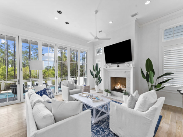 5-Bdrm + Bunk Space Home Pool, Spa & Lake Views in Santa Rosa Beach