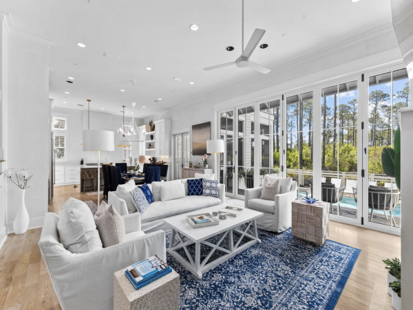 5-Bdrm + Bunk Space Home Pool, Spa & Lake Views in Santa Rosa Beach