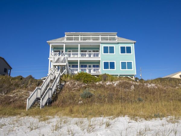 Dune Allen Beach Gulf Front Rental - 30A Beachfront Wedding & Reunion House