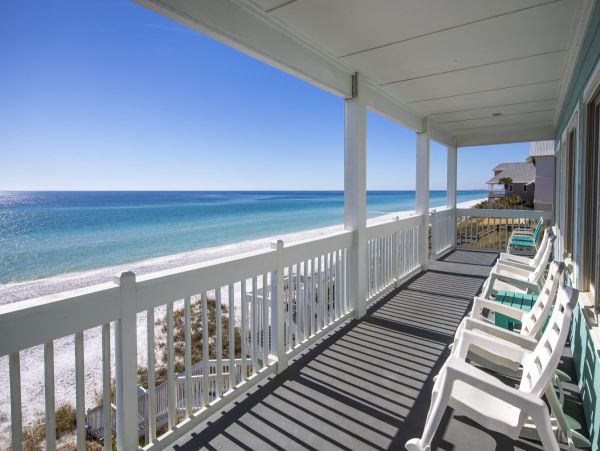 Dune Allen Beach Gulf Front Rental - 30A Beachfront Wedding & Reunion House