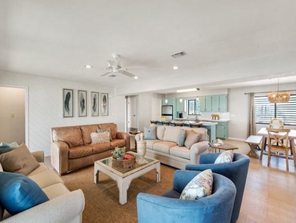 Gulf-Front Vacation Home in Pensacola Beach Sleeps 14