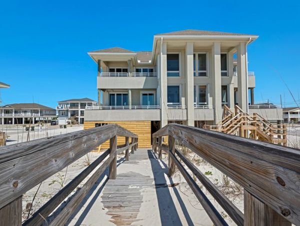 On Beach Pensacola Vacation Home Six Bedrooms Sleeps 30