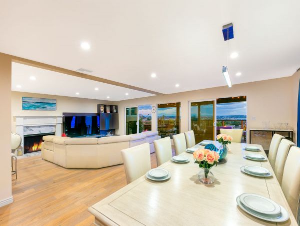 Ocean and City Views La Jolla Vacation Home Sleeps 10 Guests