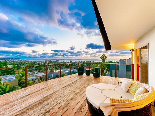 Ocean and City Views La Jolla Vacation Home Sleeps 10 Guests