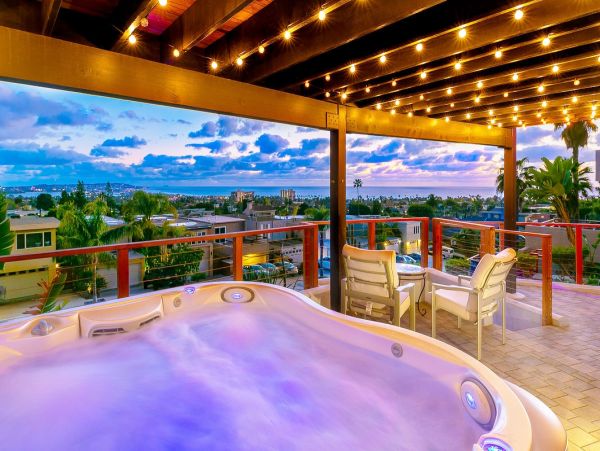Ocean and City Views La Jolla Vacation Home Sleeps 10 Guests