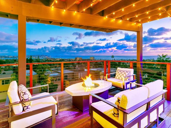 Ocean and City Views La Jolla Vacation Home Sleeps 10 Guests