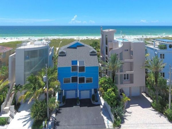 Siesta Key Gulf Front Rental Home Stunning Views 3 Bedrooms