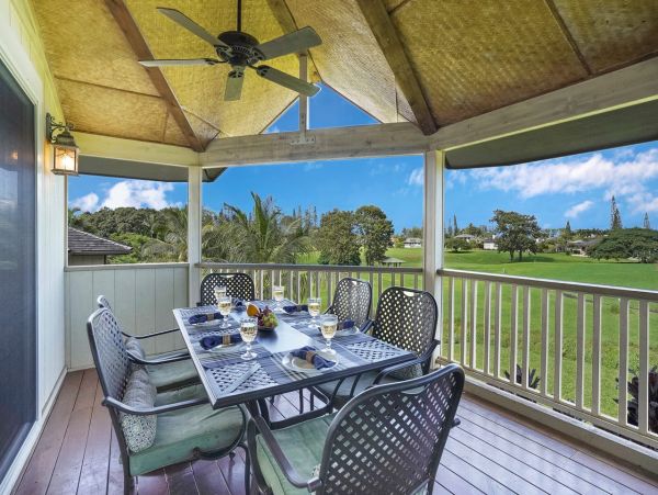 Four Bedroom Princeville Vacation Home Sleeps 12 Guests