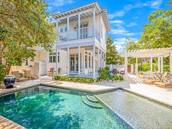 Rosemary Beach Five Bedroom Vacation Pool Home
