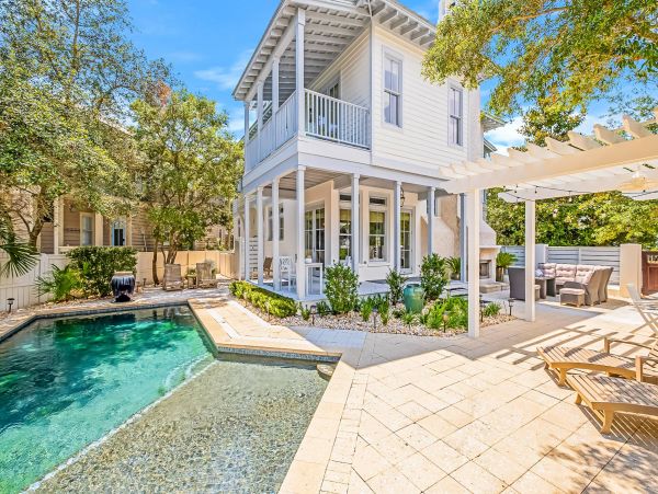 Rosemary Beach Five Bedroom Vacation Pool Home