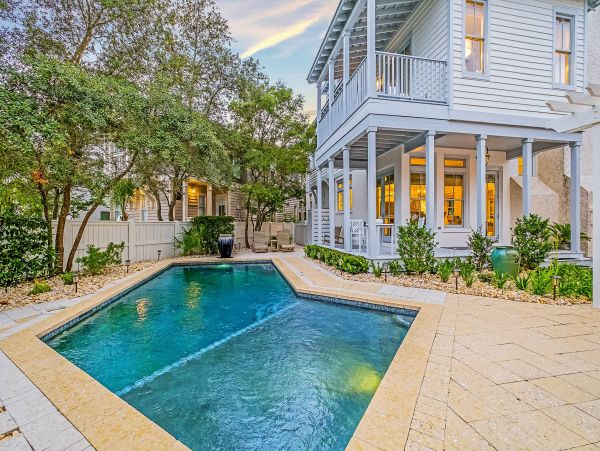 Rosemary Beach Five Bedroom Vacation Pool Home
