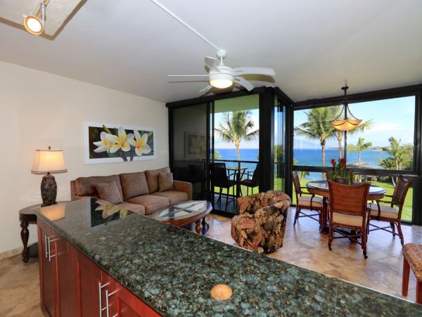 Kihei Oceanfront One Bedroom Vacation Rental Condo
