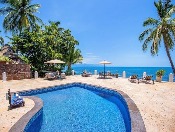 Beachfront Five Bedroom Home with Pool in Puerto Vallarta
