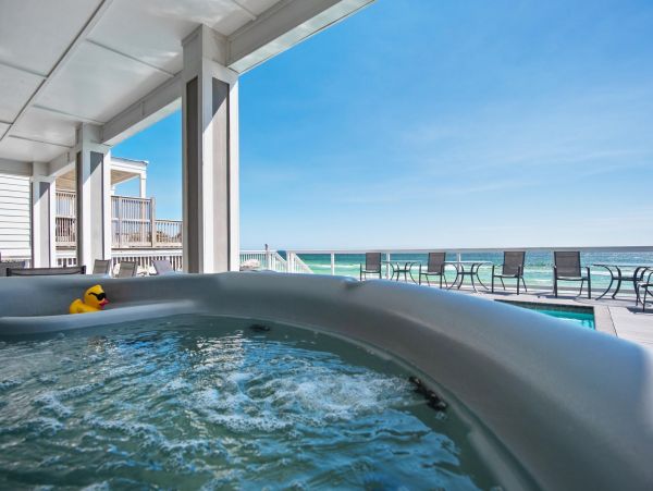 Chic Airy Beachfront Home