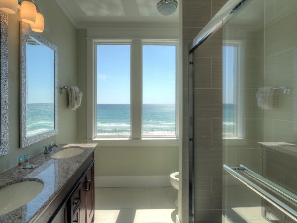 Chic Airy Beachfront Home