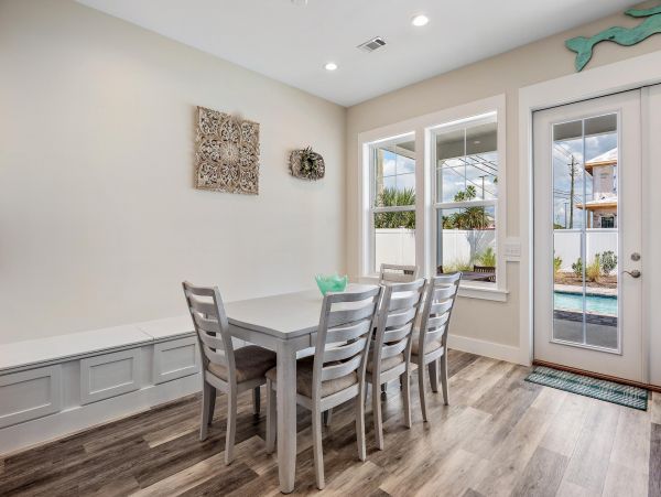 Beautiful 4 Bedroom House with private pool, just steps from the beach.