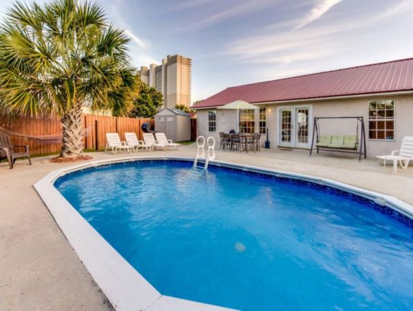 Beach Home  in Panama City - Private Heated Pool, Steps from the Beach