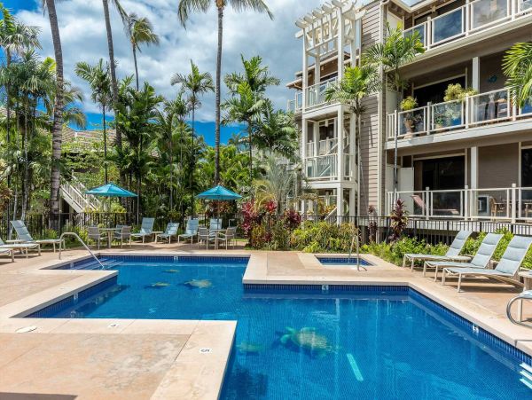 Partial Ocean Views Wailea Vacation Condo Sleeps 6 Guests