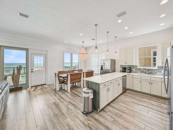 On Beach Panama City Vacation Pool Home Six Bedroom