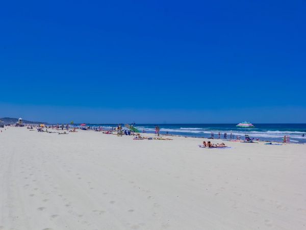 Mission Beach Contemporary Beachfront Condo Ocean Views