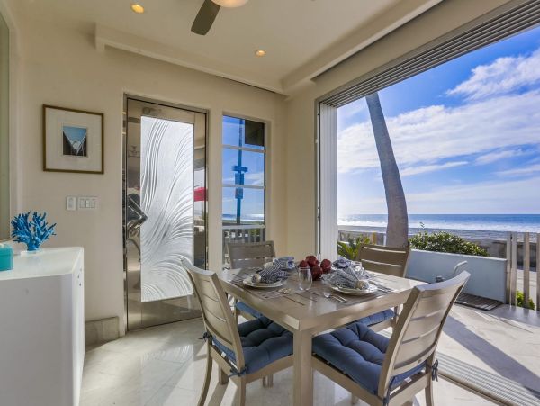 Mission Beach Contemporary Beachfront Condo Ocean Views