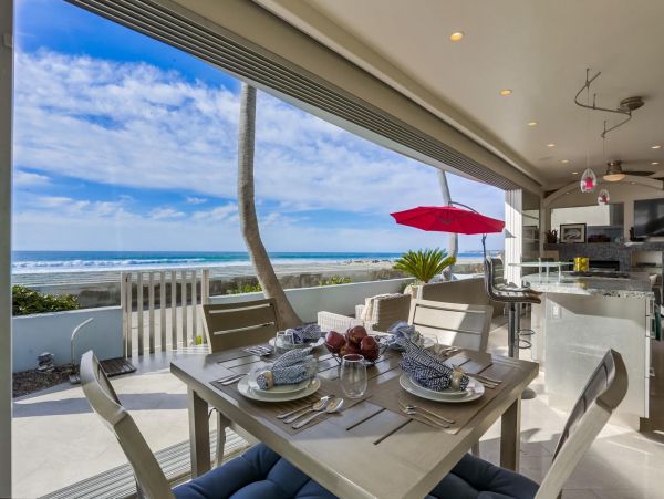 Mission Beach Contemporary Beachfront Condo Ocean Views