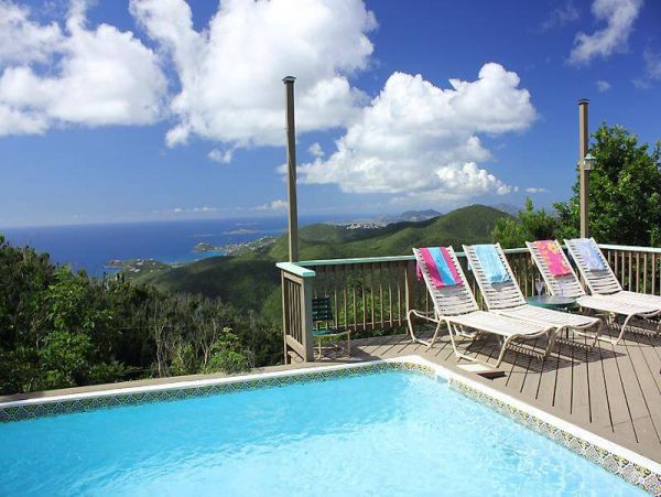 Stunning Views St. John Vacation Pool Home 2 Bedrooms