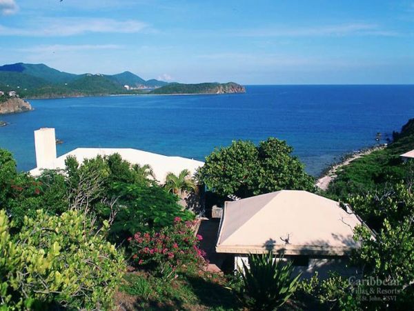 Main Villa Two Cabanas St John Estate Ocean Views