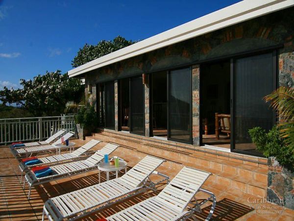 Main Villa Two Cabanas St John Estate Ocean Views