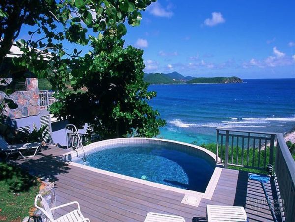Main Villa Two Cabanas St John Estate Ocean Views