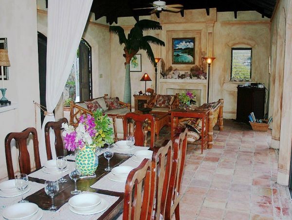 Main Villa Two Cabanas St John Estate Ocean Views