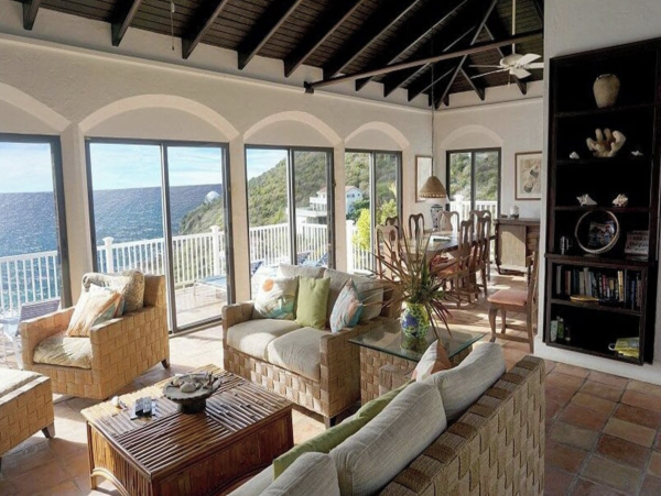 Main Villa Two Cabanas St John Estate Ocean Views