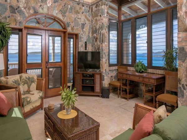 5 Bedroom St John Oceanfront Villa with Private Pool