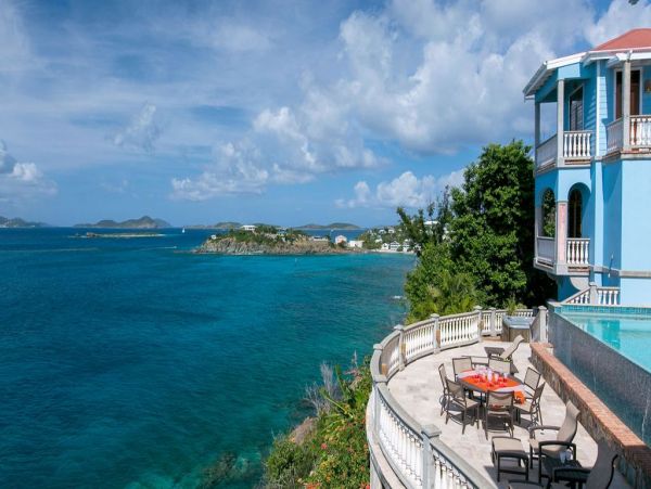 5 Bedroom St John Oceanfront Villa with Private Pool
