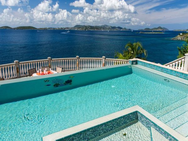 5 Bedroom St John Oceanfront Villa with Private Pool