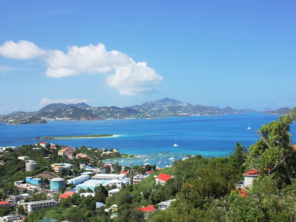 Cruz Bay Four Bedroom Hillside Home with Spectacular Views